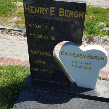 BERGH Henry E. 1936-2006 &amp; Kathleen 1938-2002
