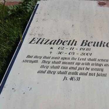 BEUKES Elizabeth 1938-2001