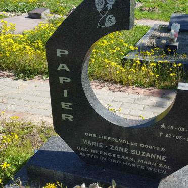 PAPIER Marie-Zane Suzanne 1987-2000