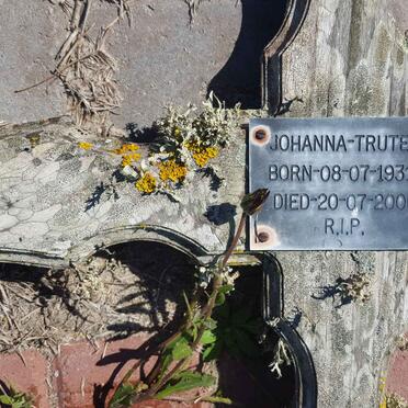 TRUTER Johanna 1931-2000