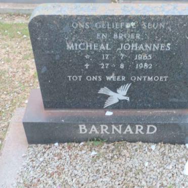 BARNARD Micheal Johannes 1965-1982