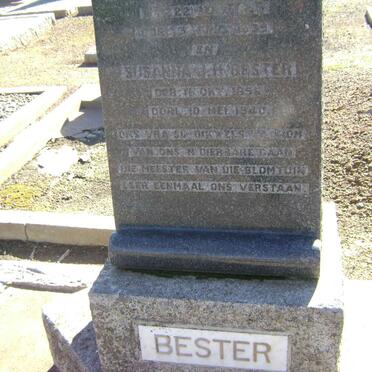 BESTER Susanna J.H. 1856-1940