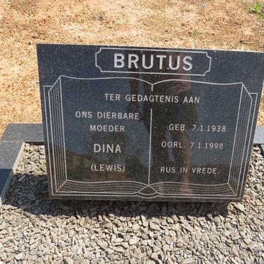 BRUTUS Dina nee LEWIS 1938-1998