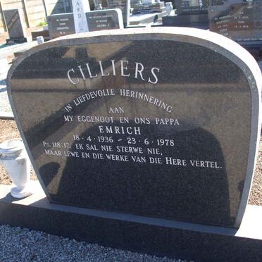 CILLIERS Emrich 1936-1978