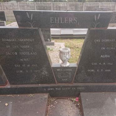 EHLERS Jacob Nikolaas 1913-1977 &amp; Alida 1922-1998