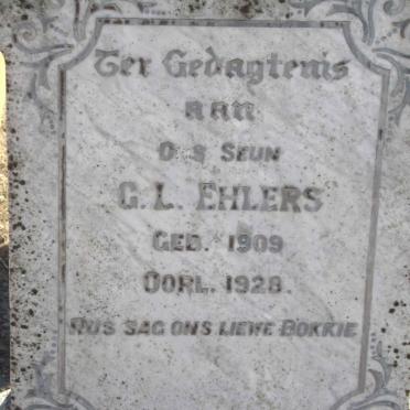 EHLERS G.L. 1909-1928