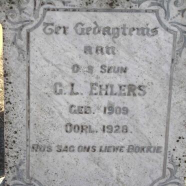 EHLERS G.L. 1909-1928