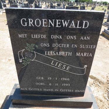 GROENEWALD Elisabeth Maria 1966-1993