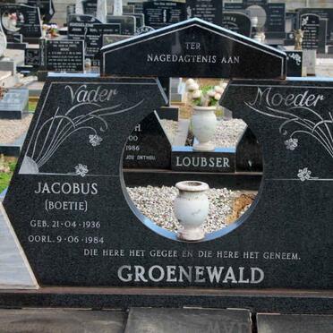GROENEWALD Jacobus 1936-1984