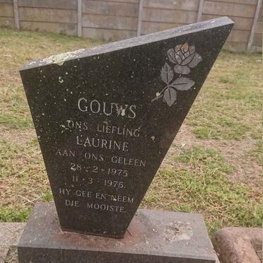 GOUWS Laurine 1975-1975