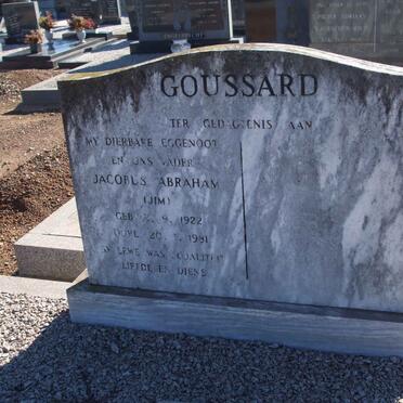 GOUSSARD Jacobus Abraham 1922-1981