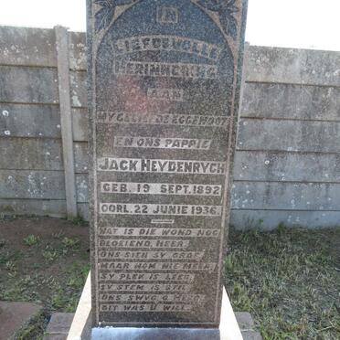 HEYDENRYCH Jack 1892-1936