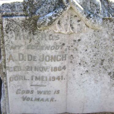 JONGH A.D., de 1864-1941