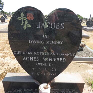 JACOBS Agnes Winifred 1911-1993