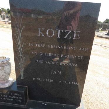 KOTZÉ Jan 1920-1998