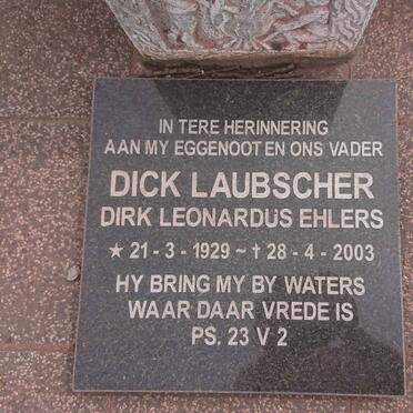 LAUBSCHER Dirk Leonardus Ehlers 1929-2003
