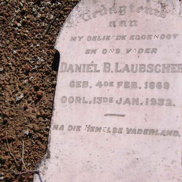 LAUBSCHER Daniel B. 1869-1932