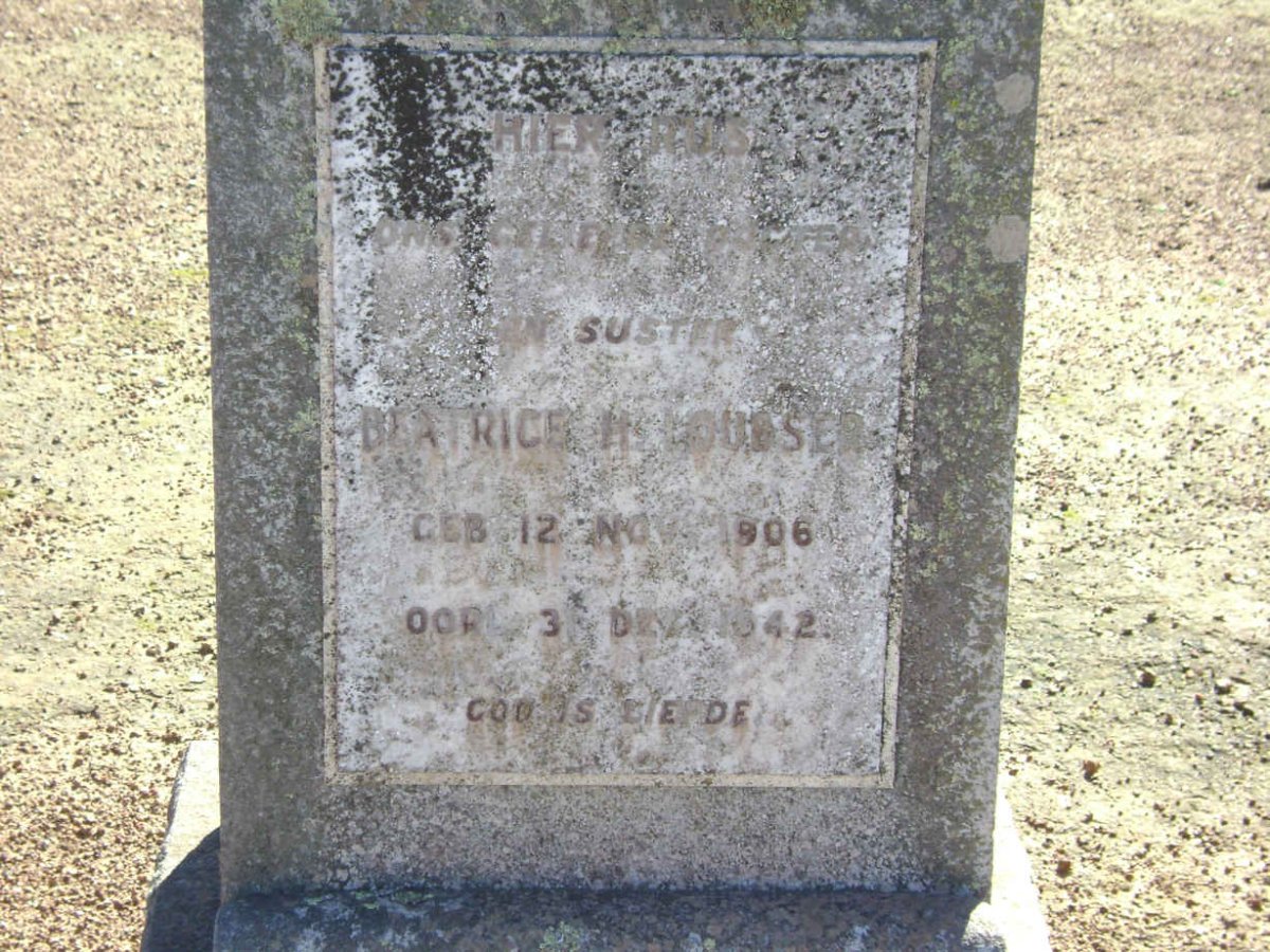 LOUBSER Beatrice H.  1906-1942