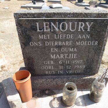LENOURY Martjie 1917-1989
