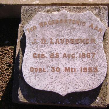 LAUBSCHER J.D. 1867-1953