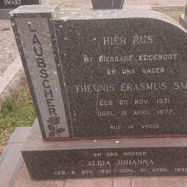 LAUBSCHER Theunis Erasmus Smit 1931-1972 &amp; Alida Johanna 1931-1992 :: LAUBSCHER Renier Johannes 1954-2016 
