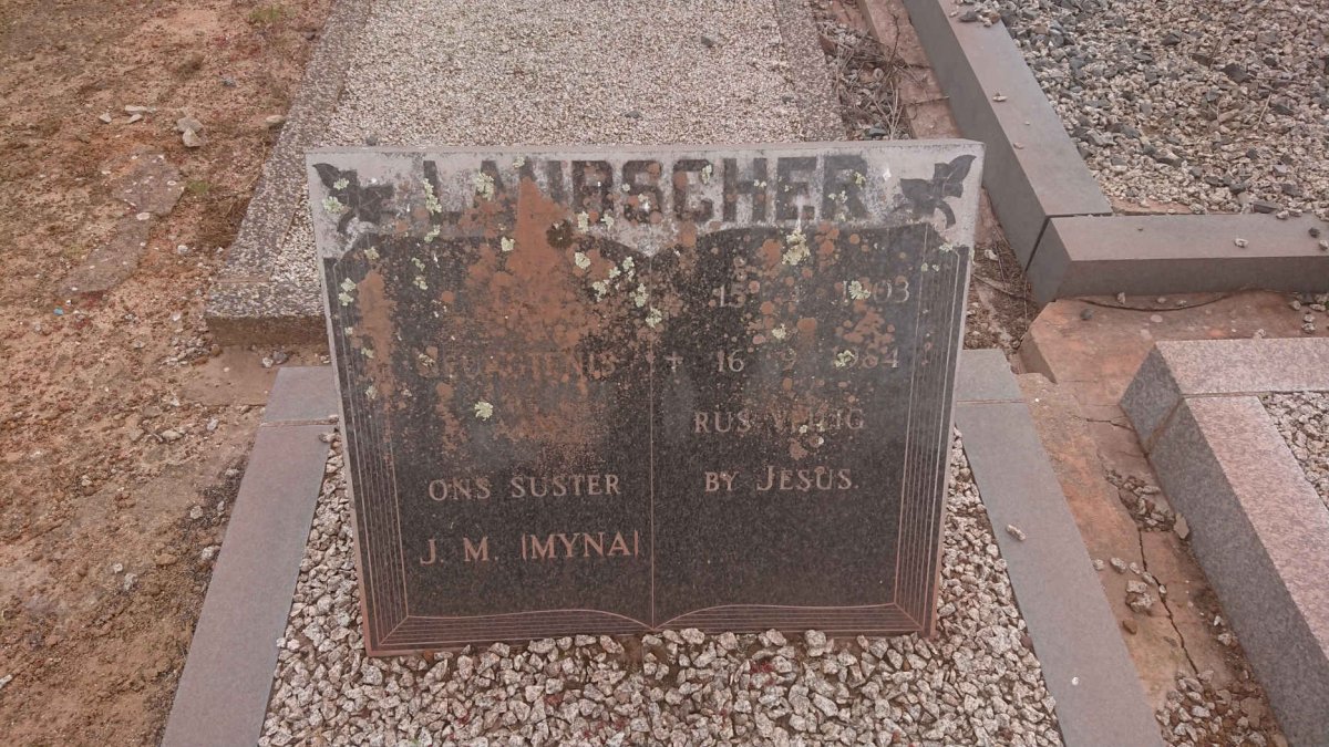LAUBSCHER J.M. 1903-1984