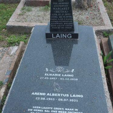 LAING Margaret 1955-195? :: LAING Elmarie 1957-2020 :: LAING Arend Albertus 1965-2021