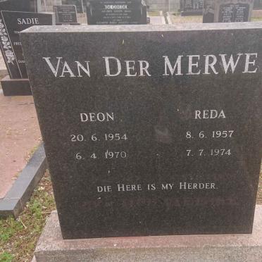 MERWE Deon, van der 1954-1970 :: VAN DER MERWE Reda 1957-1974