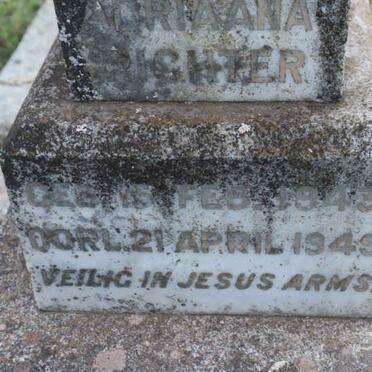 RICHTER Johanna Adriana 1943-1949