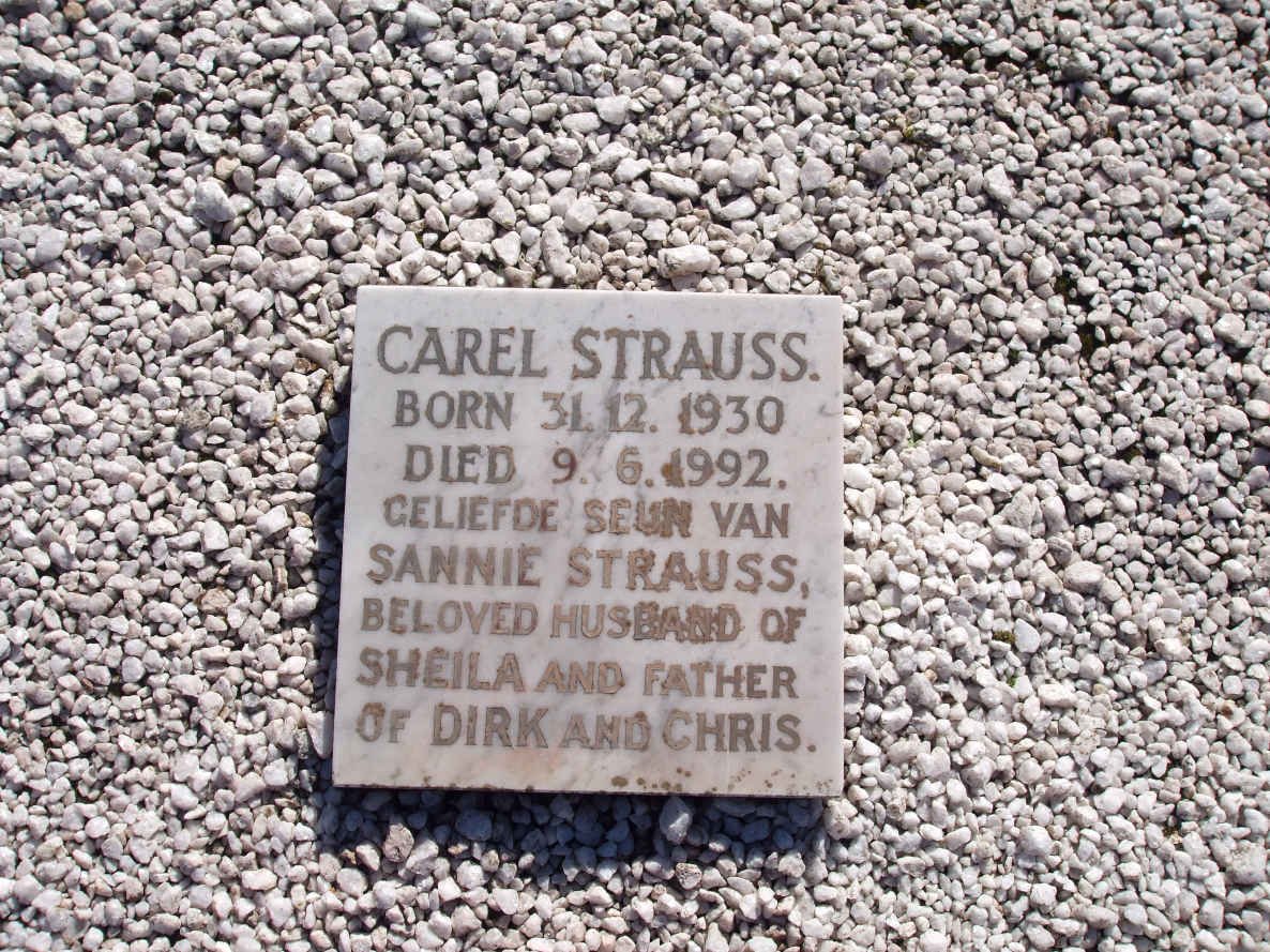 STRAUSS Carel 1930-1992