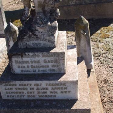 SADIE Hannessie 1911-1916