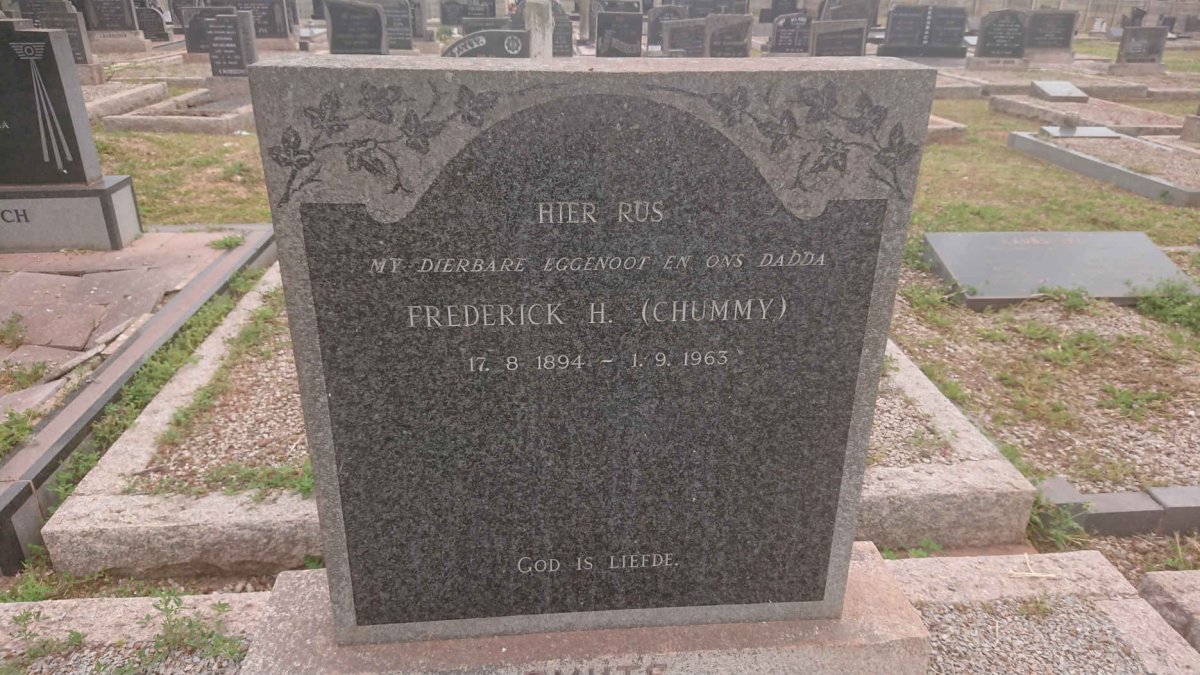 SMUTS Frederick H. 1894-1963