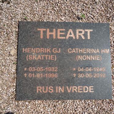 THEART Hendrik G.J. 1932-1996 &amp; Catherina H.M. 1940-2010