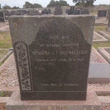 TOIT Susanna J.F., du nee WALTERS 1877-1963