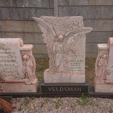 VELDSMAN Abraham Burger 1931-1974 &amp; Anna Catherina DU BOIS 1929-1974 :: VELDSMAN Engela Jacoba Elizabeth 1965-1974