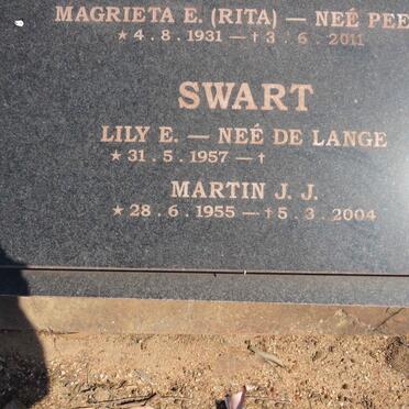 WESTHUIZEN, van der :: VAN ROOYEN :: DE LANGE :: PEENS :: SWART