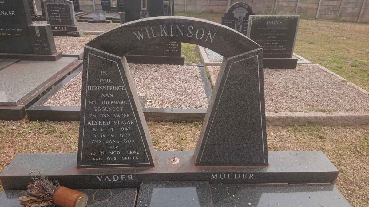 WILKINSON Alfred Edgar 1942-1979