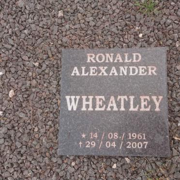 WHEATLEY Ronald Alexander 1961-2007