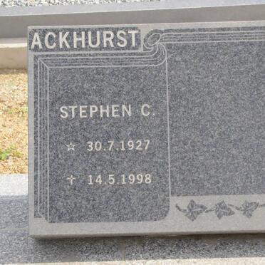 ACKHURST Stephen C. 1927-1998 