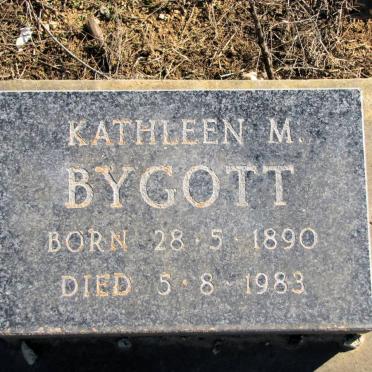 BYGOTT Kathleen M. 1890-1983