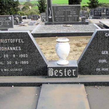 BESTER Christoffel Johannes 1903-1980 &amp; Catharina Louisa 1910-1984