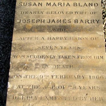 BLAND Susan Maria -1866