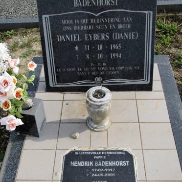 BADENHORST Hendrik 1917-2005 &amp; Babs 1928- :: BADENHORST Daniel Eybers 1965-1994