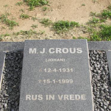 CROUS M.J. 1931-1999