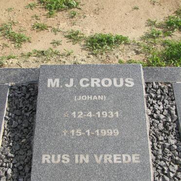 CROUS M.J. 1931-1999
