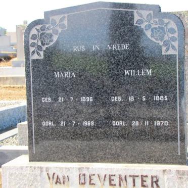 DEVENTER Willem, van 1885-1970 &amp; Maria 1896-1969