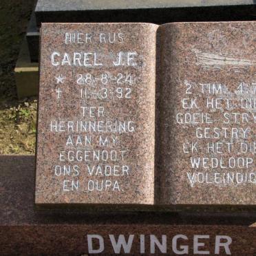 DWINGER Carel J.E. 1924-1992