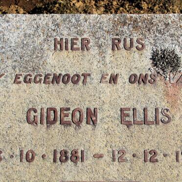 ELLIS Gideon 1881-1956