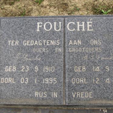 FOUCHE J. 1910-1995 &amp; A.S. 1907-1997
