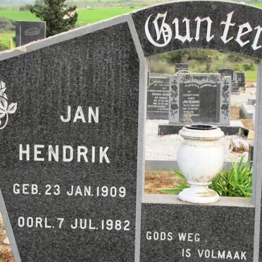 GUNTER Jan Hendrik 1909-1982